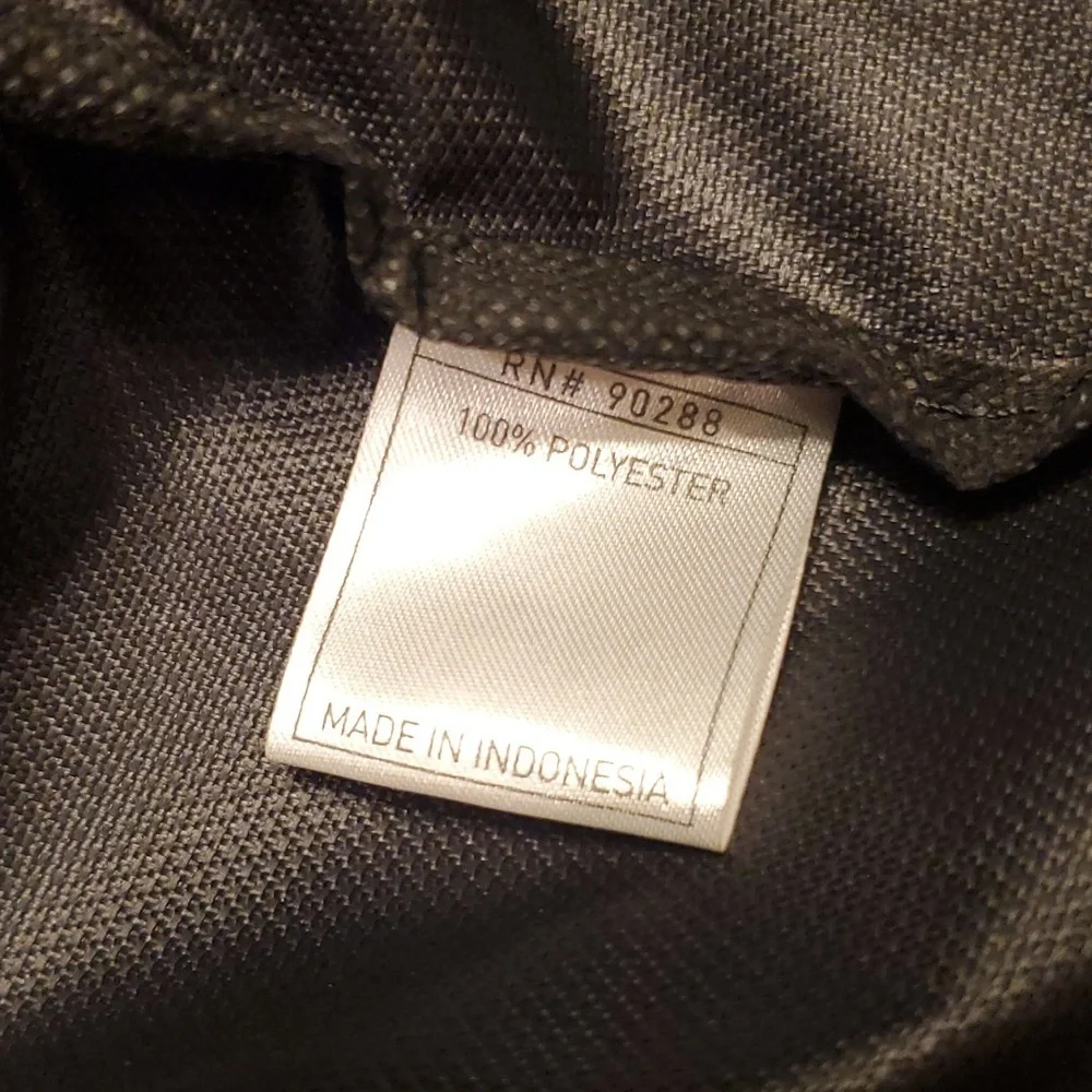 Adidas Nylon Drawstring Sackpack with Insulated Water Bottle Black Gray Unisex - Picture 7 of 7